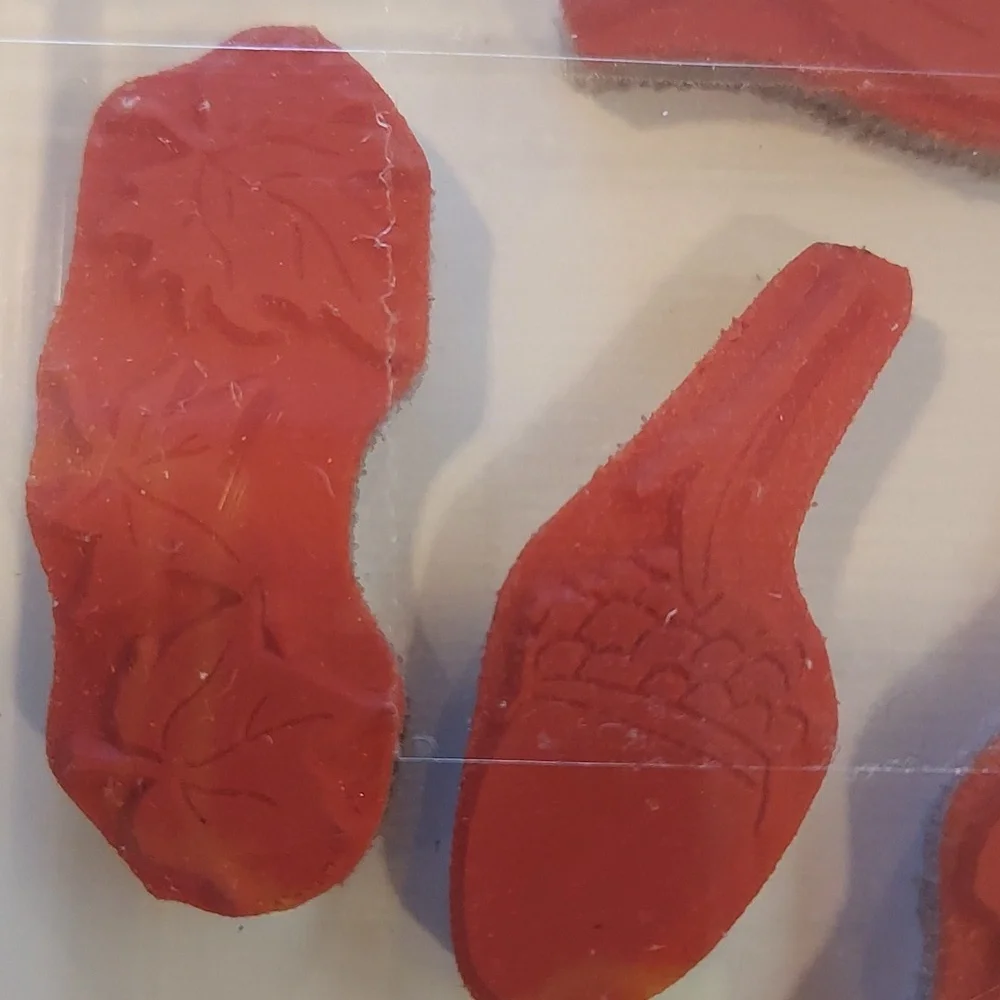 Rubber Stamps Leaf Pattern Leaves Stamp Set